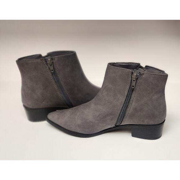 Worthington Brookdale Block Heel Pointed-toe Textured Ankle Boots Size 6.5M - Picture 6 of 12